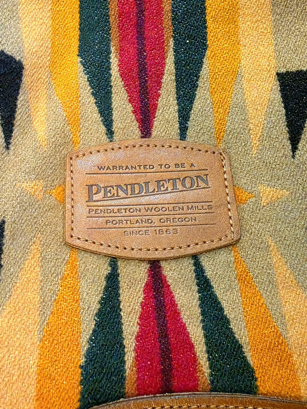 Pendleton Wool Messenger Bag